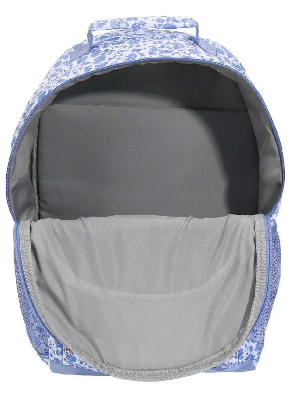 Pottery Barn Teen floral blue Gear Up Large Backpack